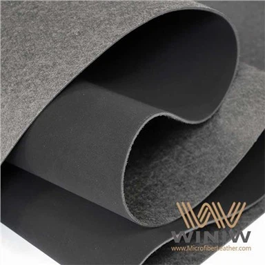 Tecido de couro de camurça sintética impermeável para botas