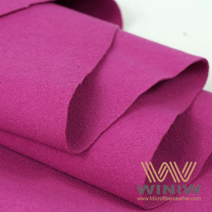 Abrasion Resistant Faux Suede Synthetic Leather Packaging Material