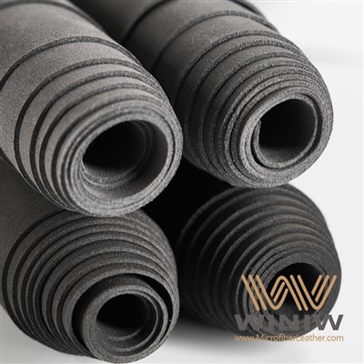 Material de imitação flexível do couro sintético da camurça para automotivo