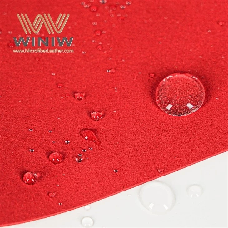 Flexible Micro Fiber Synthetic Suede Leather Material For Shoes