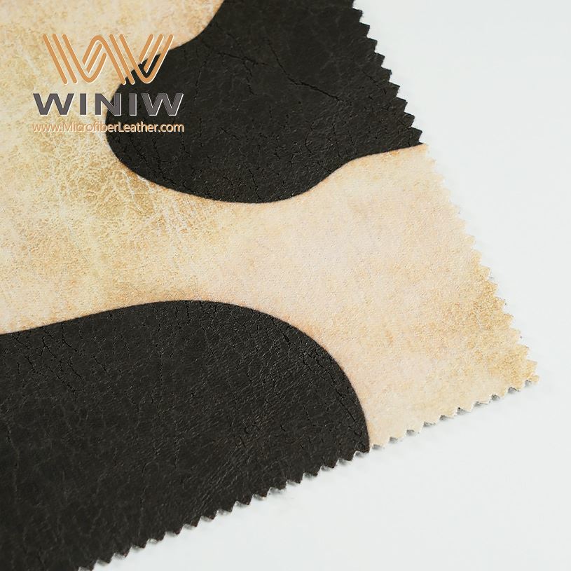 Material moderno para estofamento de sofá falso em couro de microfibra