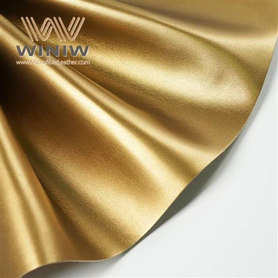 Tecido de couro para capacetes de boxe vegano de material falso brilhante PU