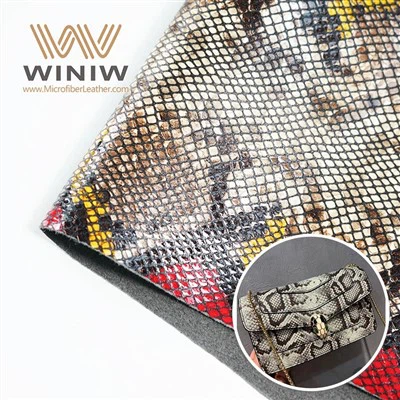 Material de imitação de microfibra de alta qualidade PU ensaca tecido de couro
