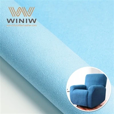 Material luxuoso do sofá da mobília do couro de Microfiber da microcamurça
