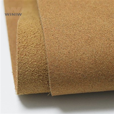 Camurça de microfibra com textura macia e flexível para roupas