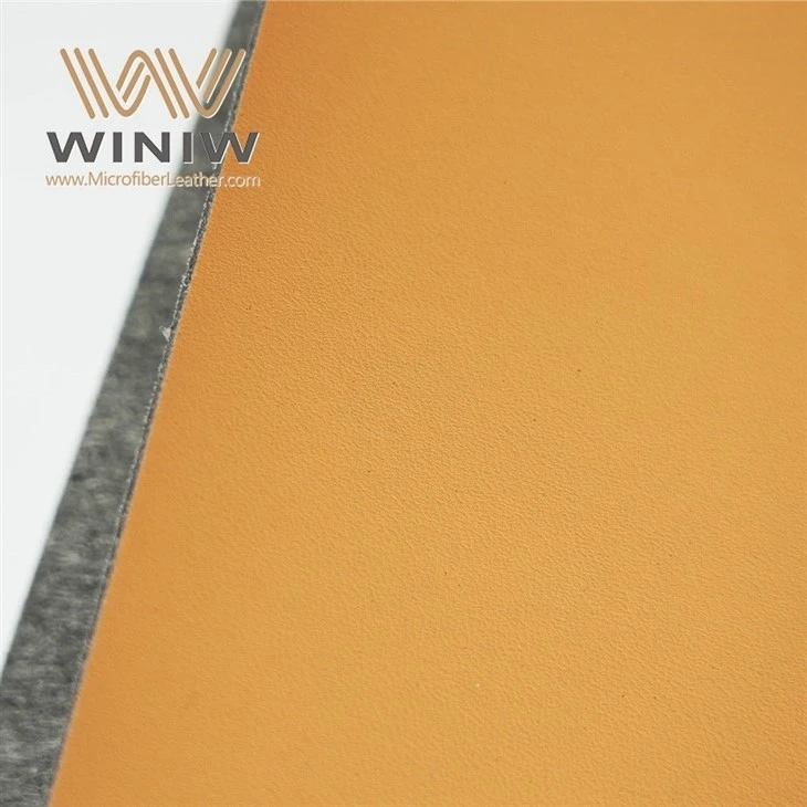Soft Micro Fiber Faux Fabric Synthetic Leather For Shoes Upper Material